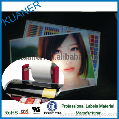 Inkjet paper matte silver POLYESTER Labels material